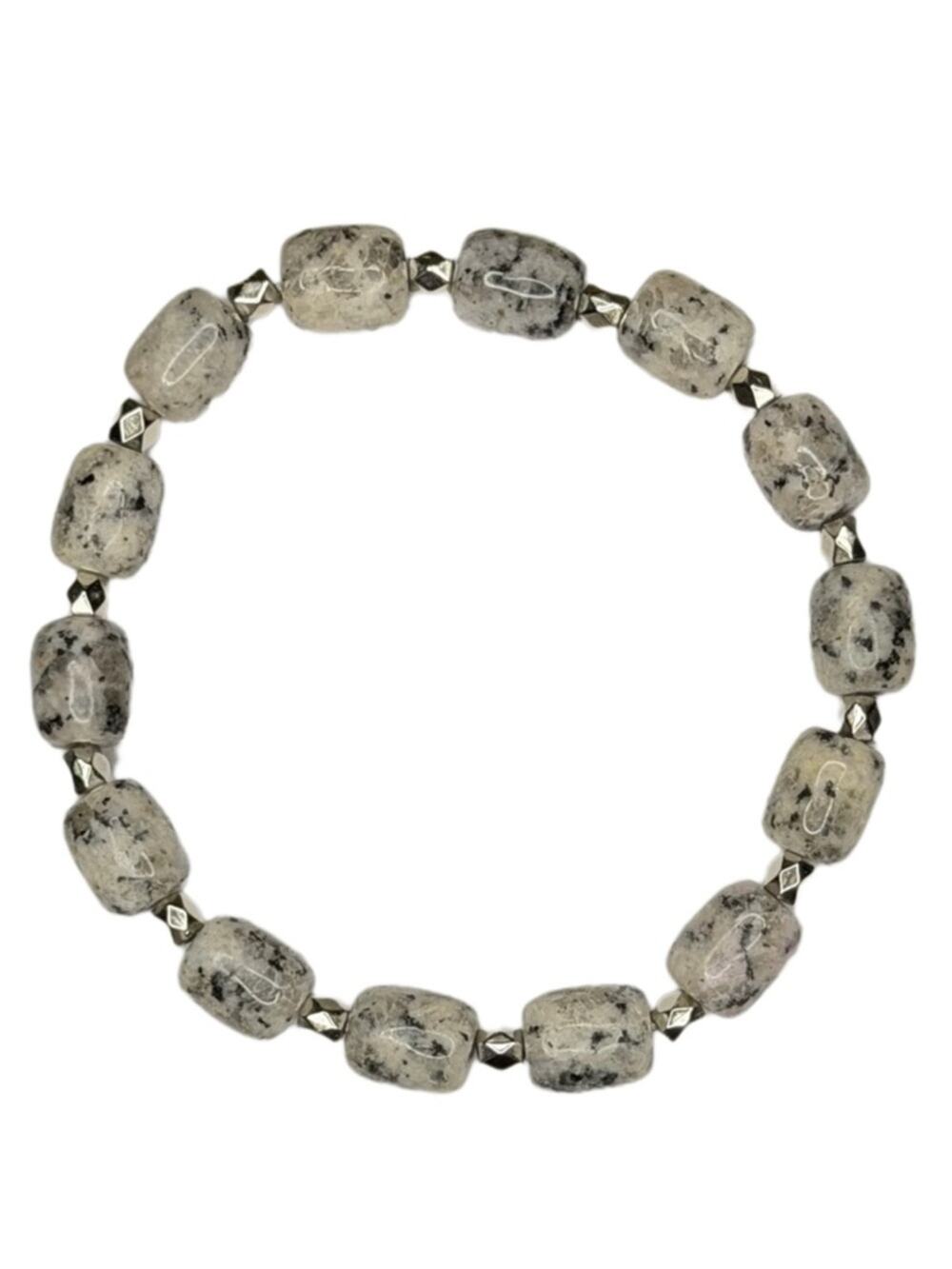 Jasper bracelet handmade stretchy